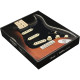 992343506 - Pre-Wired Strat Pickguard, Tex-Mex SSS, Black 11 Hole PG