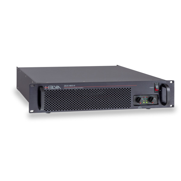 HELVIA ZEUS 1800-H - 2 x 600W @ 8ohm, 2 x 900W @ 4ohm Professional Class-H Power Amplifier