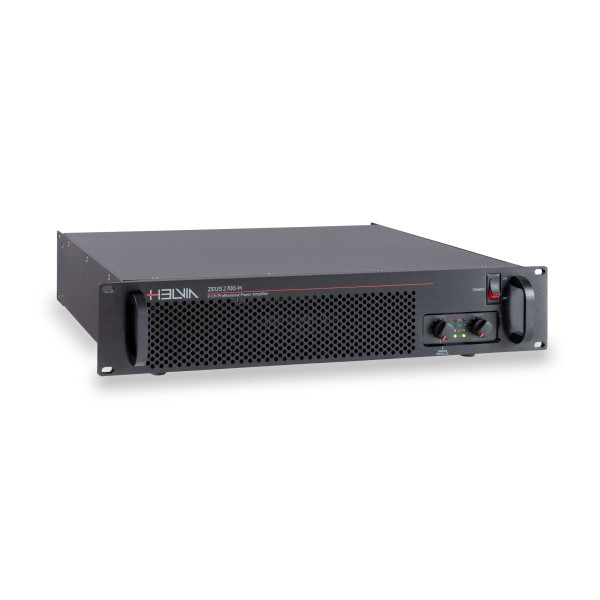 HELVIA ZEUS 2700-H - 2 x 1000W @ 8ohm, 2 x 1350W @ 4ohm Professional Class-H Power Amplifier HELVIA ZEUS 2700-H - 2 x 1000W @ 8ohm, 2 x 1350W @ 4ohm Professional Class-H Power Amplifier