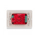 HELVIA MURA 305 - 5W Volume attenuator for 70-100V speakers, 4 positions + Off, with auxiliary line and 24V alarm control