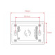 HELVIA MURA 305 - 5W Volume attenuator for 70-100V speakers, 4 positions + Off, with auxiliary line and 24V alarm control HELVIA MURA 305 - 5W Volume attenuator for 70-100V speakers, 4 positions + Off, with auxiliary line and 24V alarm control