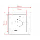 HELVIA MURA 205 - 5W Volume attenuator for 70-100V speakers, 4 Positions + Off