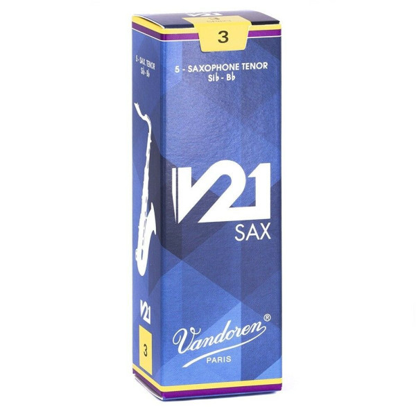 Vandoren SR823 - Bb 3 Tenor Sax Reeds V21 Pack 5pcs