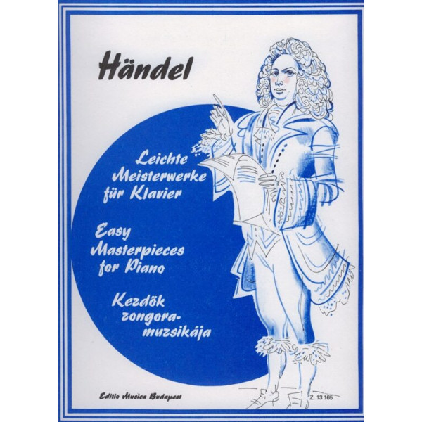 Georg Friedrich Händel: Kezdők zongoramuzsikája - kotta