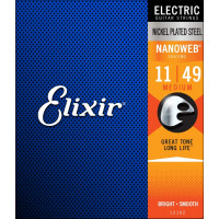 Elixir 12102 NanoWeb 11-49 Medium elektromos gitárhúr