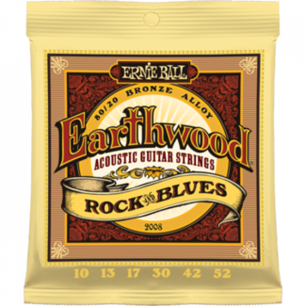 Ernie Ball 2008 Earthwood Bronze Rock & Blues 10-52 akusztikus gitárhúr