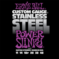 Ernie Ball 2245 Stainless Steel Power Slinky 11-48 elektromos gitárhúr