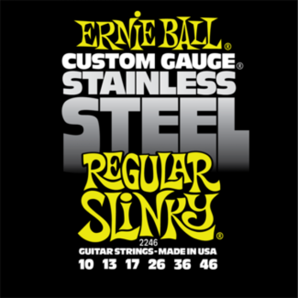 Ernie Ball 2246 Stainless Steel Regular Slinky 10-46 elektromos gitárhúr