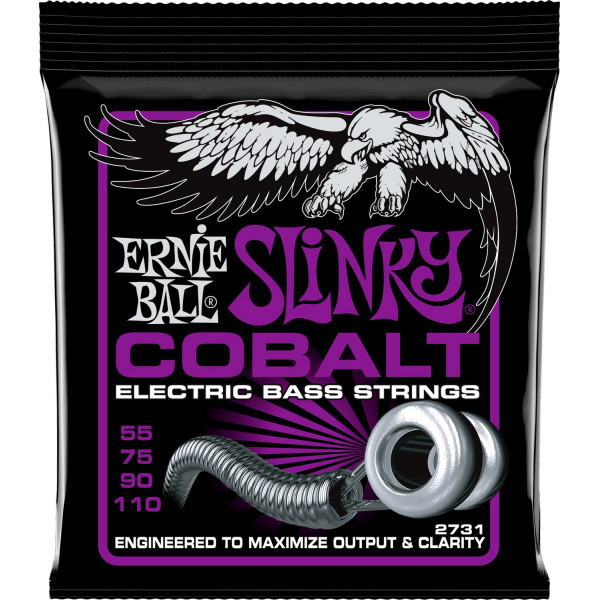 Ernie Ball 2731 Cobalt Power Slinky 55-110 basszusgitárhúr