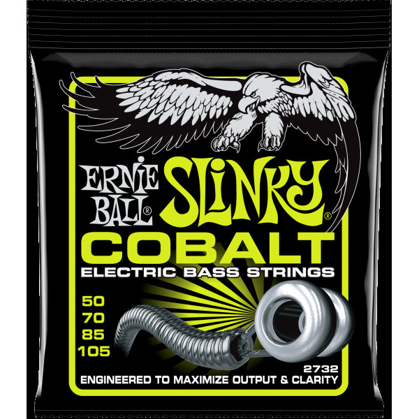 Ernie Ball 2732 Cobalt Regular Slinky 50-105 basszusgitárhúr