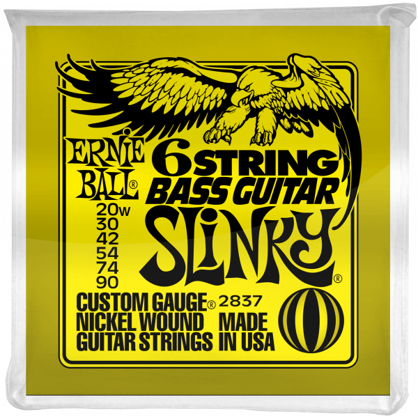 Ernie Ball 2837 Bass Guitar Slinky 20-90 bariton elektromos gitárhúr/short scale basszushúr