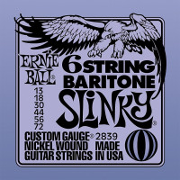 Ernie Ball 2839 Nickel Wound Baritone Slinky 13-72 elektromos gitárhúr