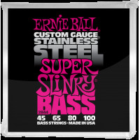 Ernie Ball 2844 Stainless Steel Super Slinky 45-100 basszusgitárhúr