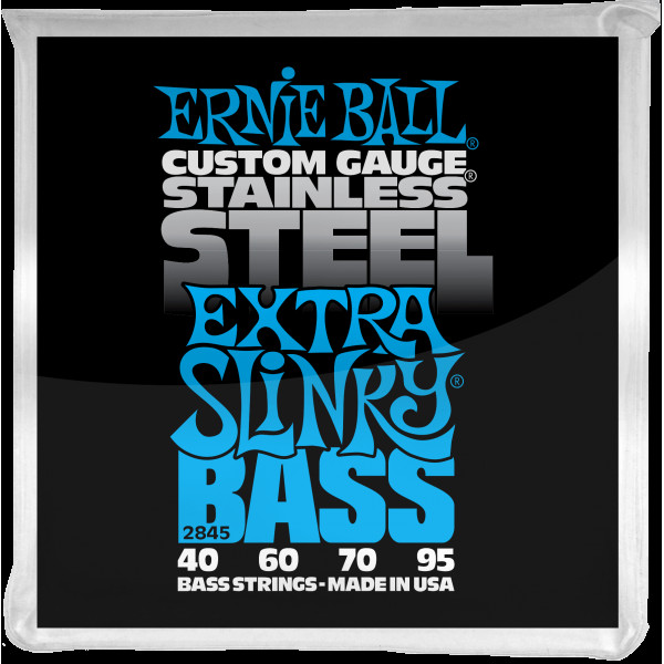 Ernie Ball 2845 Stainless Steel Extra Slinky 40-95 basszusgitárhúr