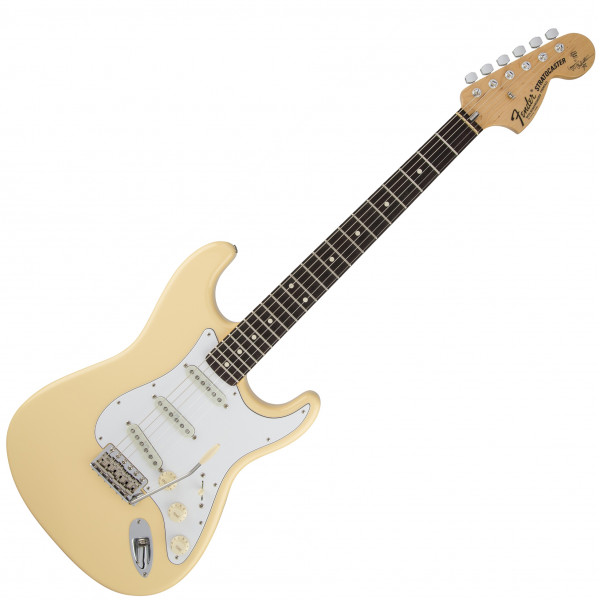 Fender Yngwie Malmsteen Stratocaster RW Vintage White elektromos gitár