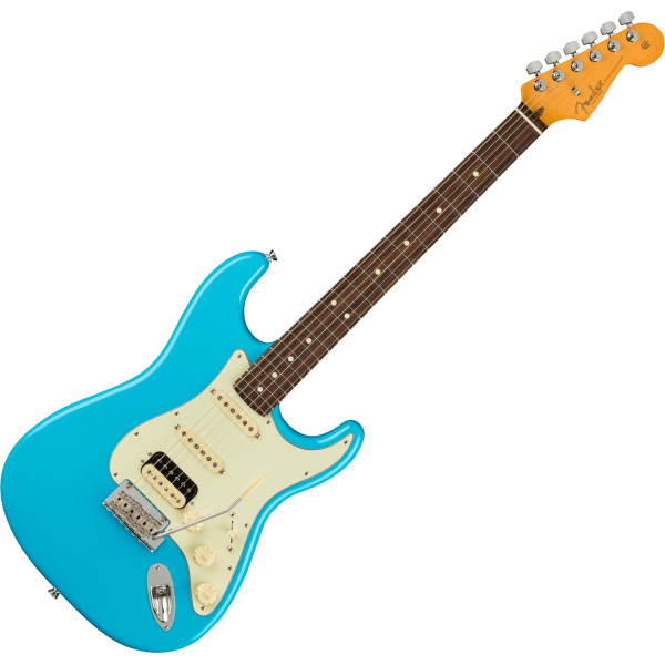 Fender American Professional II Stratocaster HSS RW Miami Blue elektromos gitár