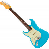 Fender American Professional II Stratocaster RW Miami Blue balkezes elektromos gitár
