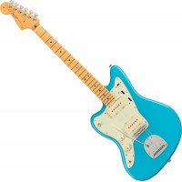 Fender American Professional II Jazzmaster MN Miami Blue balkezes elektromos gitár