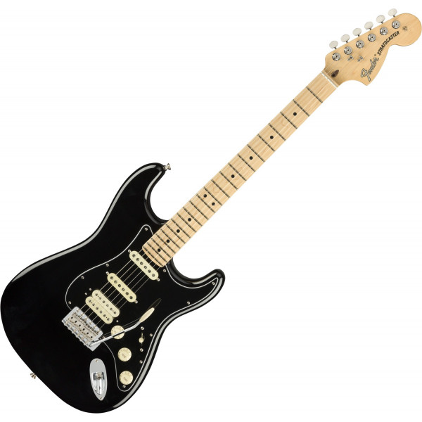 Fender American Performer Stratocaster HSS MN Black elektromos gitár