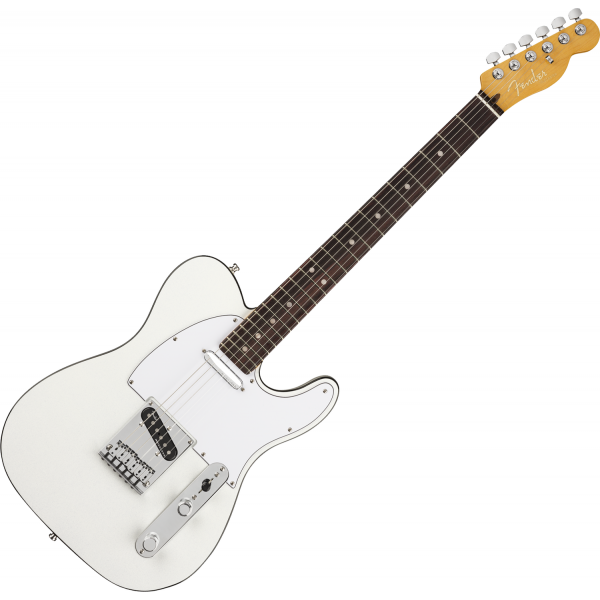 Fender American Ultra Telecaster RW Arctic Pearl elektromos gitár