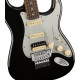 Fender Ultra Luxe Stratocaster Floyd Rose HSS RW Mystic Black elektromos gitár