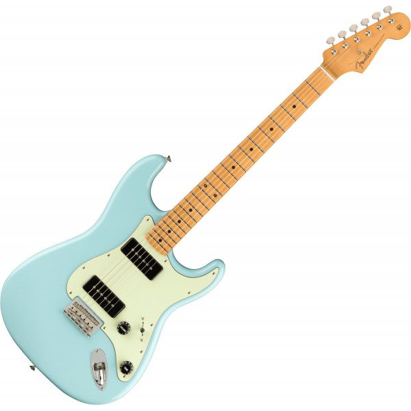 Fender Noventa Stratocaster MN Daphne Blue elektromos gitár