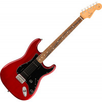 Fender Noventa Stratocaster PF Crimson Red Transparent elektromos gitár