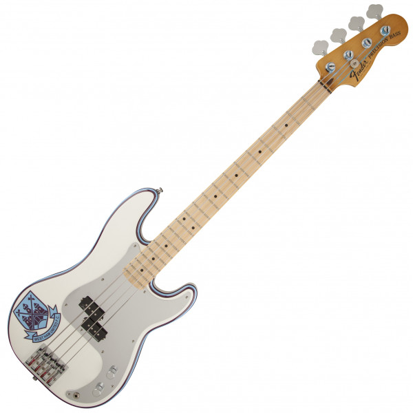 Fender Steve Harris Precision Bass MN Olympic White elektromos basszusgitár