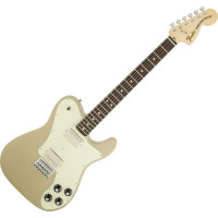 Fender Chris Shiflett Telecaster Deluxe RW Shoreline Gold elektromos gitár