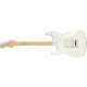 Fender Player Stratocaster PF Polar White elektromos gitár