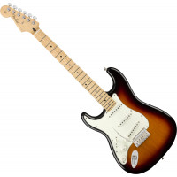 Fender Player Stratocaster MN 3-Color Sunburst balkezes elektromos gitár
