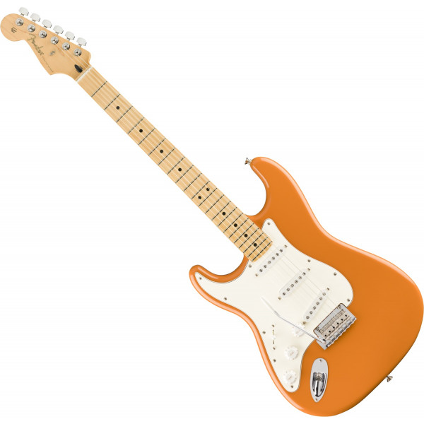 Fender Player Stratocaster MN Capri Orange balkezes elektromos gitár