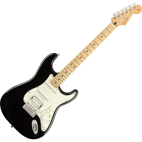 Fender Player Stratocaster HSS MN Black elektromos gitár