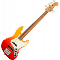 Fender Player Plus Jazz Bass V PF Tequila Sunrise elektromos basszusgitár
