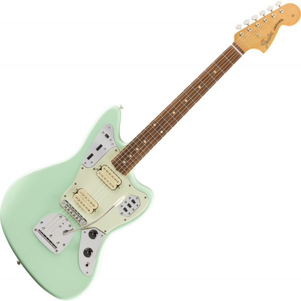 Fender Vintera '60s Jaguar Modified HH PF Surf Green elektromos gitár