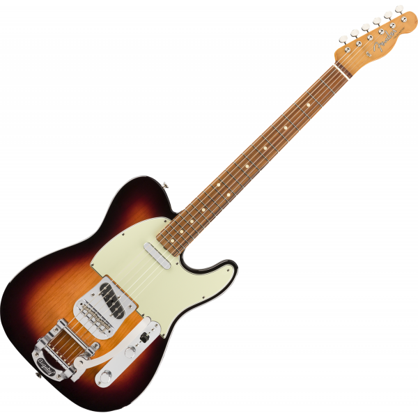Fender Vintera '60s Telecaster Bigsby PF 3-Color Sunburst elektromos gitár