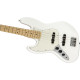 Fender Player Jazz Bass MN Polar White balkezes elektromos basszusgitár