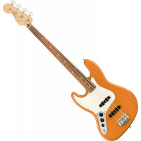 Fender Player Jazz Bass LH PF Capri Orange balkezes elektromos basszusgitár