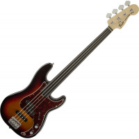 Fender Tony Franklin Fretless Precision Bass EB 3-Color Sunburst elektromos basszusgitár