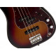 Fender Tony Franklin Fretless Precision Bass EB 3-Color Sunburst elektromos basszusgitár