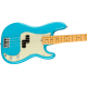 Fender American Professional II Precision Bass MN Miami Blue elektromos basszusgitár