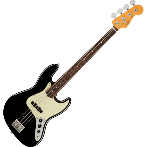 Fender American Professional II Jazz Bass RW Black elektromos basszusgitár