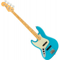 Fender American Professional II Jazz Bass MN Miami Blue balkezes elektromos basszusgitár