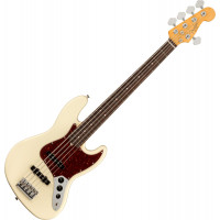 Fender American Professional II Jazz Bass V RW Olympic White elektromos basszusgitár