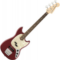 Fender American Performer Mustang Bass RW Aubergine elektromos basszusgitár