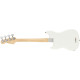 Fender American Performer Mustang Bass RW Arctic White elektromos basszusgitár