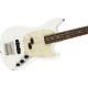 Fender American Performer Mustang Bass RW Arctic White elektromos basszusgitár