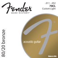 Fender 70CL 80/20 Bronze 11-52 akusztikus gitárhúr