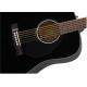 Fender CD-60S Dreadnought Black akusztikus gitár
