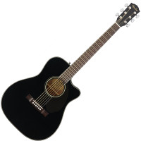 Fender CC-60SCE Concert Black elektro-akusztikus gitár